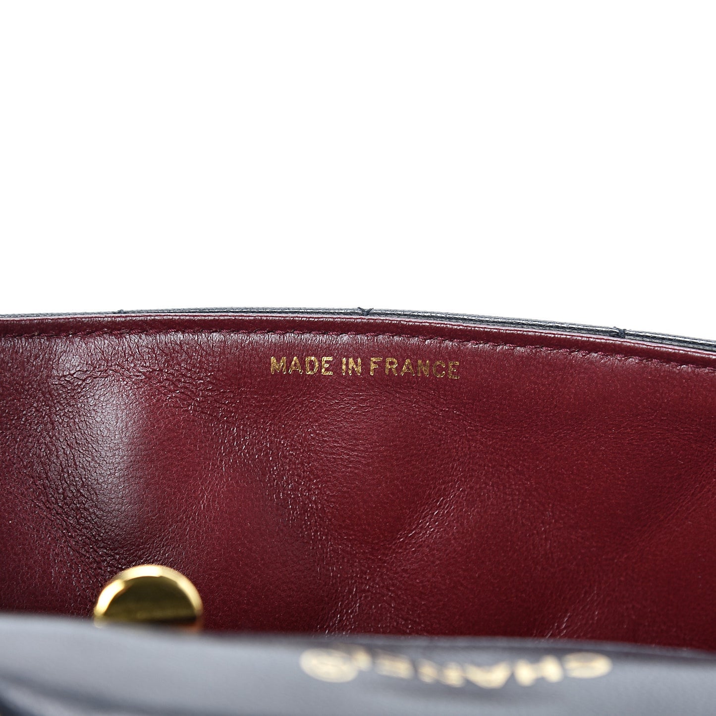 Lambskin Quilted Small Single Flap Black