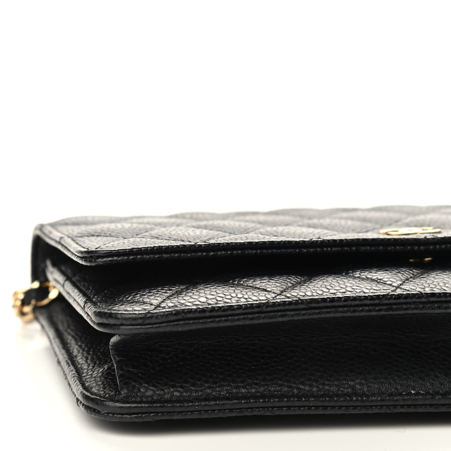Chanel Caviar Quilted Wallet On Chain WOC Black 9 of 10