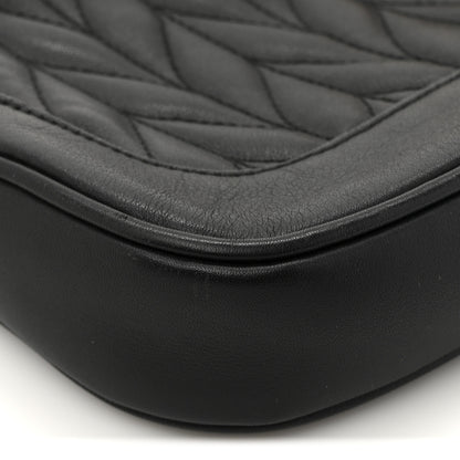 Gucci Quilted Calfskin Jackie O Chain Hobo Black 12 of 14