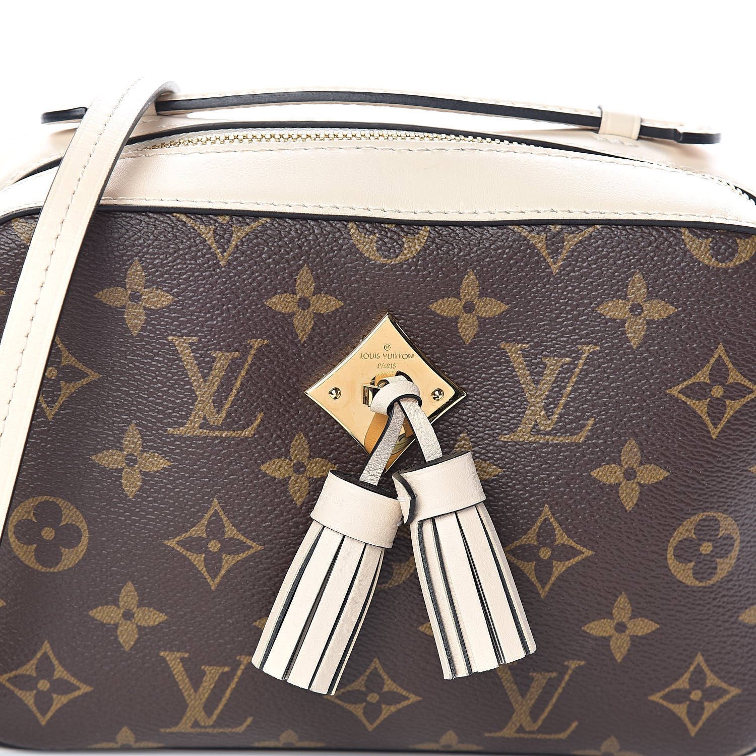 Louis Vuitton Monogram Saintonge Creme 7 of 11
