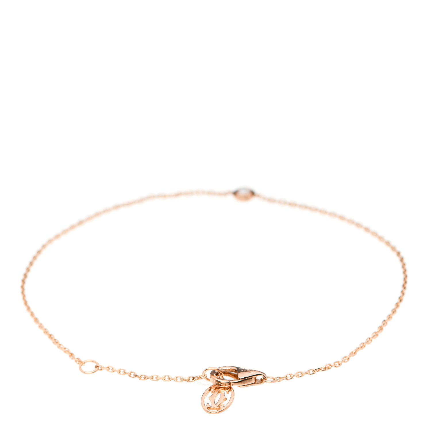 Cartier 18K Pink Gold Diamond XS D'Amour Bracelet 2 of 5