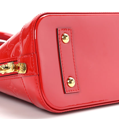 Louis Vuitton Vernis Alma BB Cherry 7 of 8