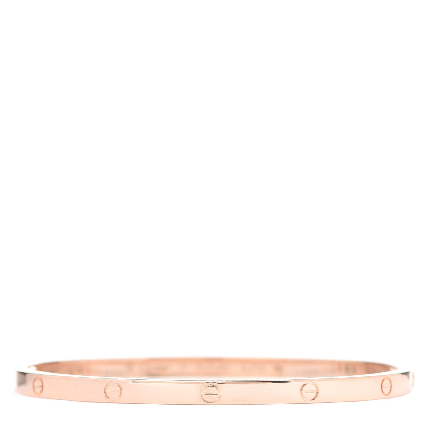 18K Pink Gold Small LOVE Bracelet 17