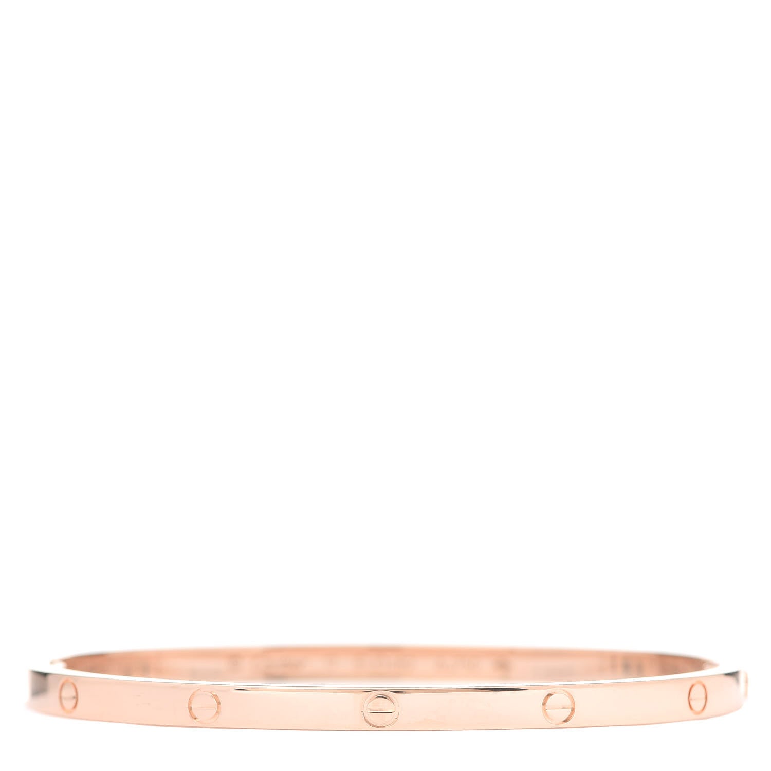 Cartier 18K Pink Gold Small LOVE Bracelet 17 1 of 7