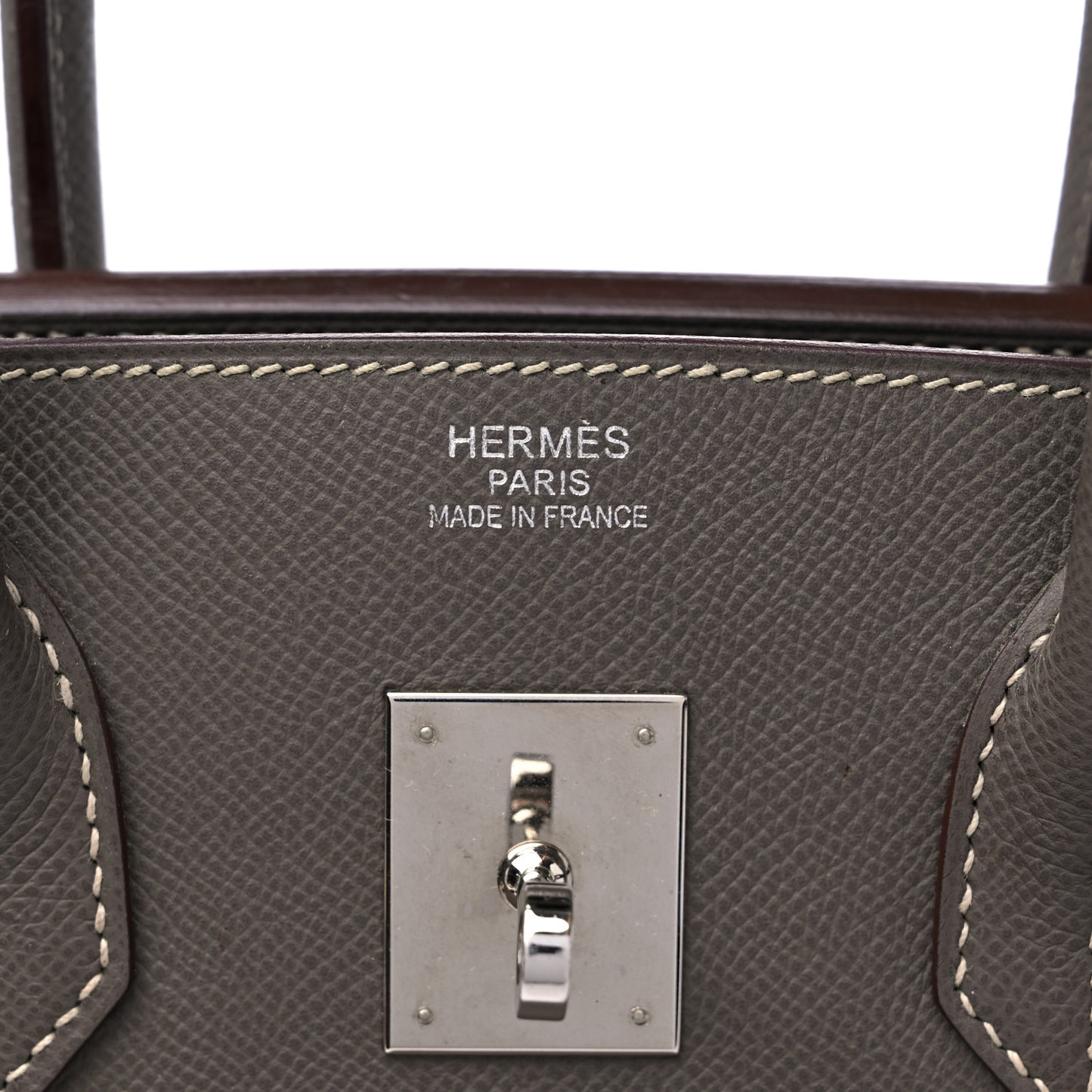 Epsom Candy Birkin 35 Etain Bleu Thalassa