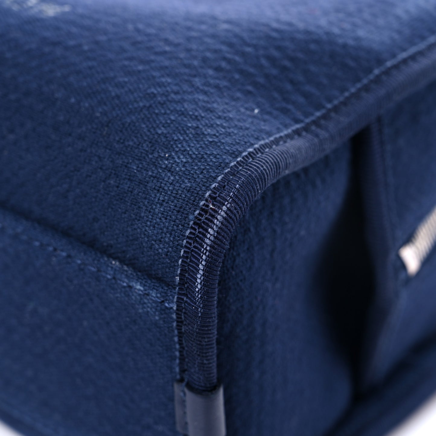 Mixed Fibers Deauville Bowling Bag Blue