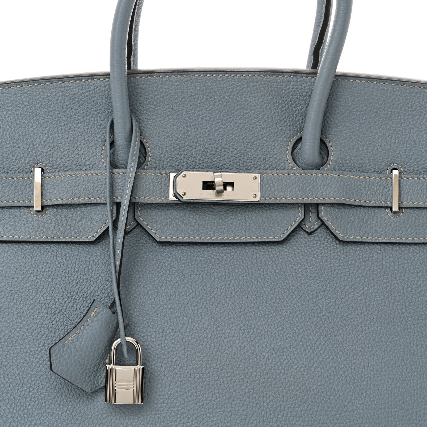 Hermes Togo BIRKIN 35 Bleu Lin 8 of 13
