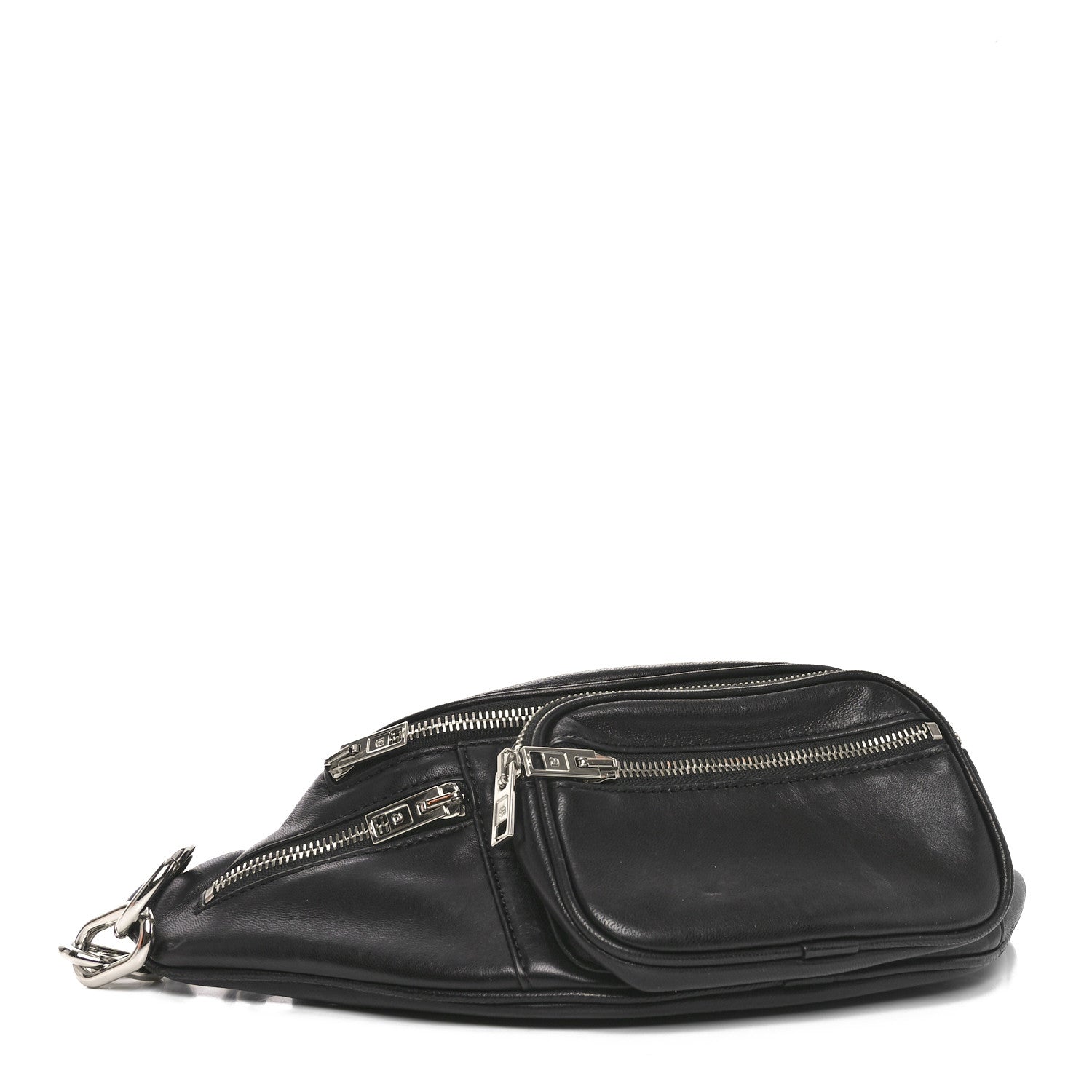 Alexander Wang Lambskin Attica Belt Bag Black 4 of 9
