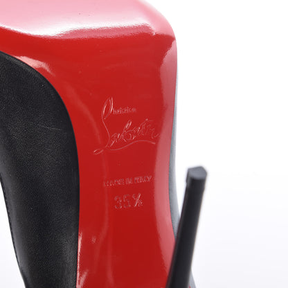 Christian Louboutin Shiny Nappa Pigalle Follies 100 Pumps 35.5 Black 6 of 9