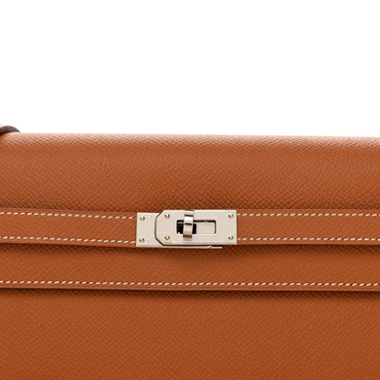 Hermes Epsom Kelly Wallet To Go Gold 5 of 9