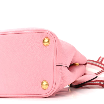 Prada Vitello Daino Dual Strap Open Tote Petalo 9 of 9
