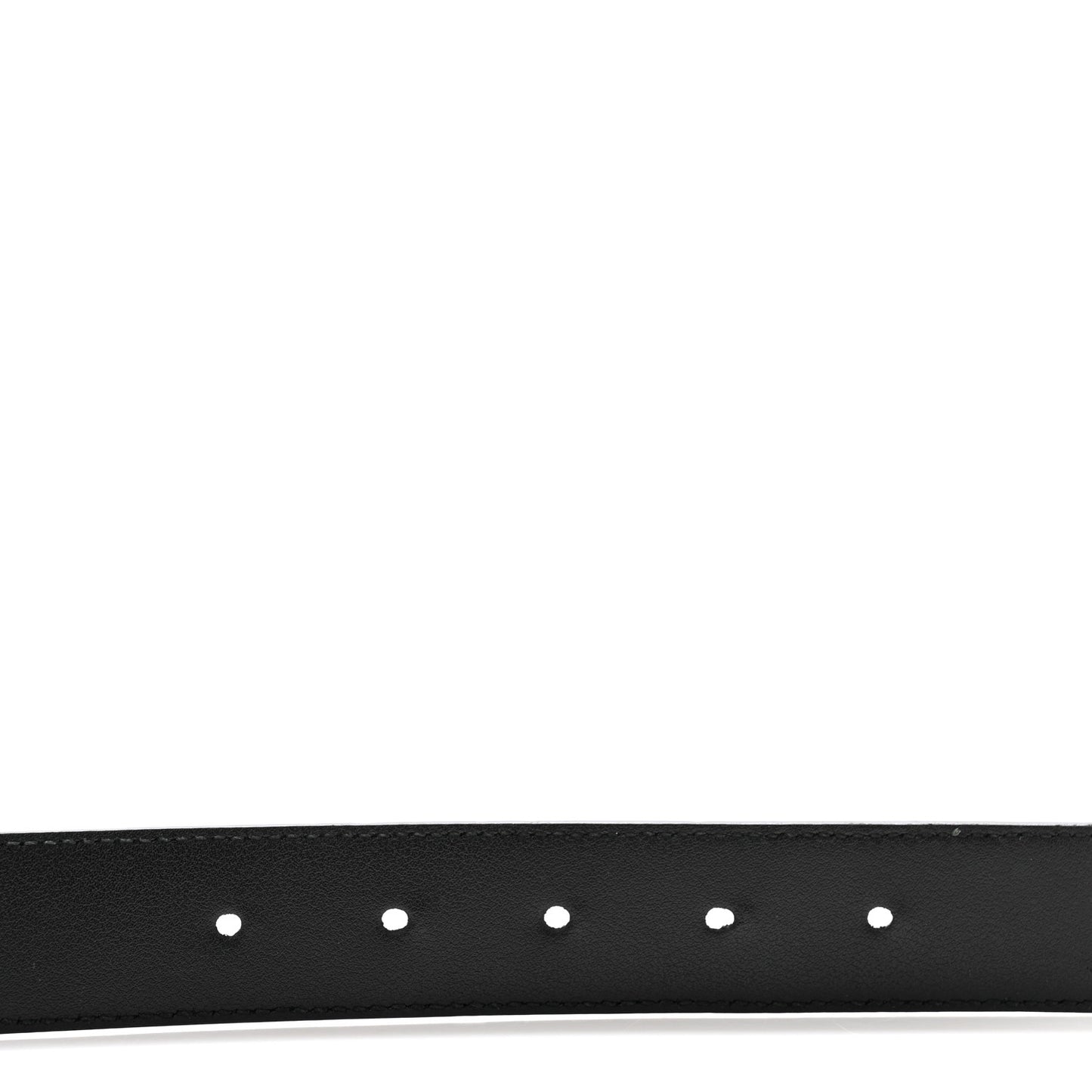 Moon Calfskin Double G 30mm Belt 75 30 Black