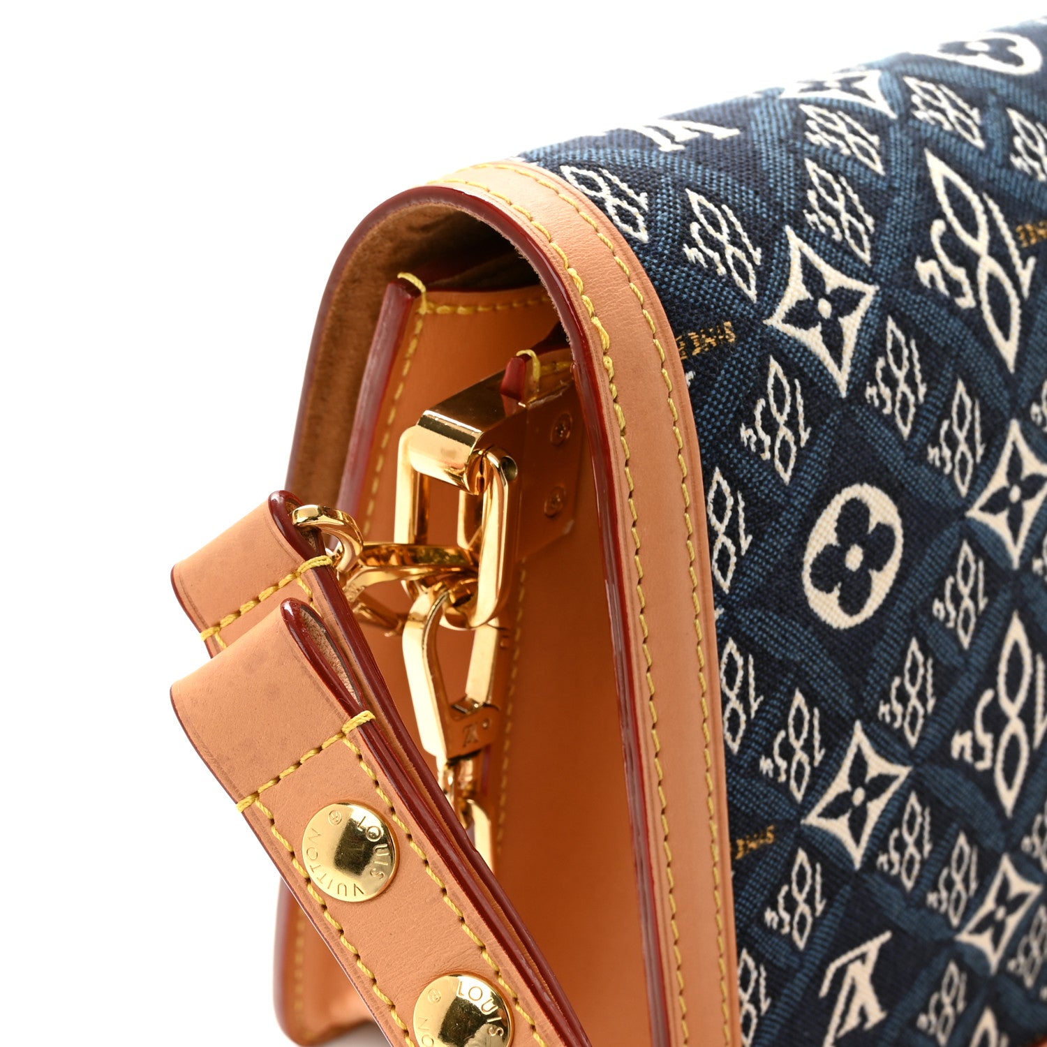 Louis Vuitton Jacquard Since 1854 Dauphine MM Blue 11 of 14
