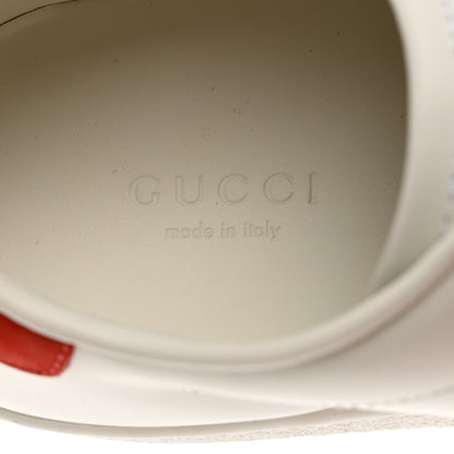 Gucci Calfskin Web Interlocking G Womens Ace Sneakers 40 White 7 of 8