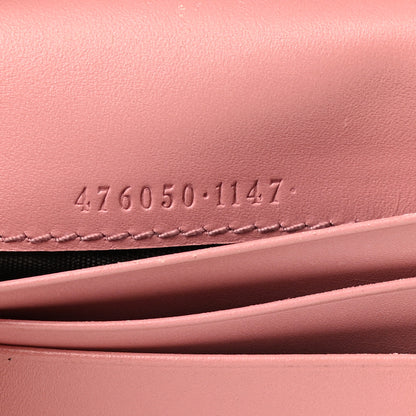 Gucci Guccissima Cherries Card Case Wallet Pink 8 of 8