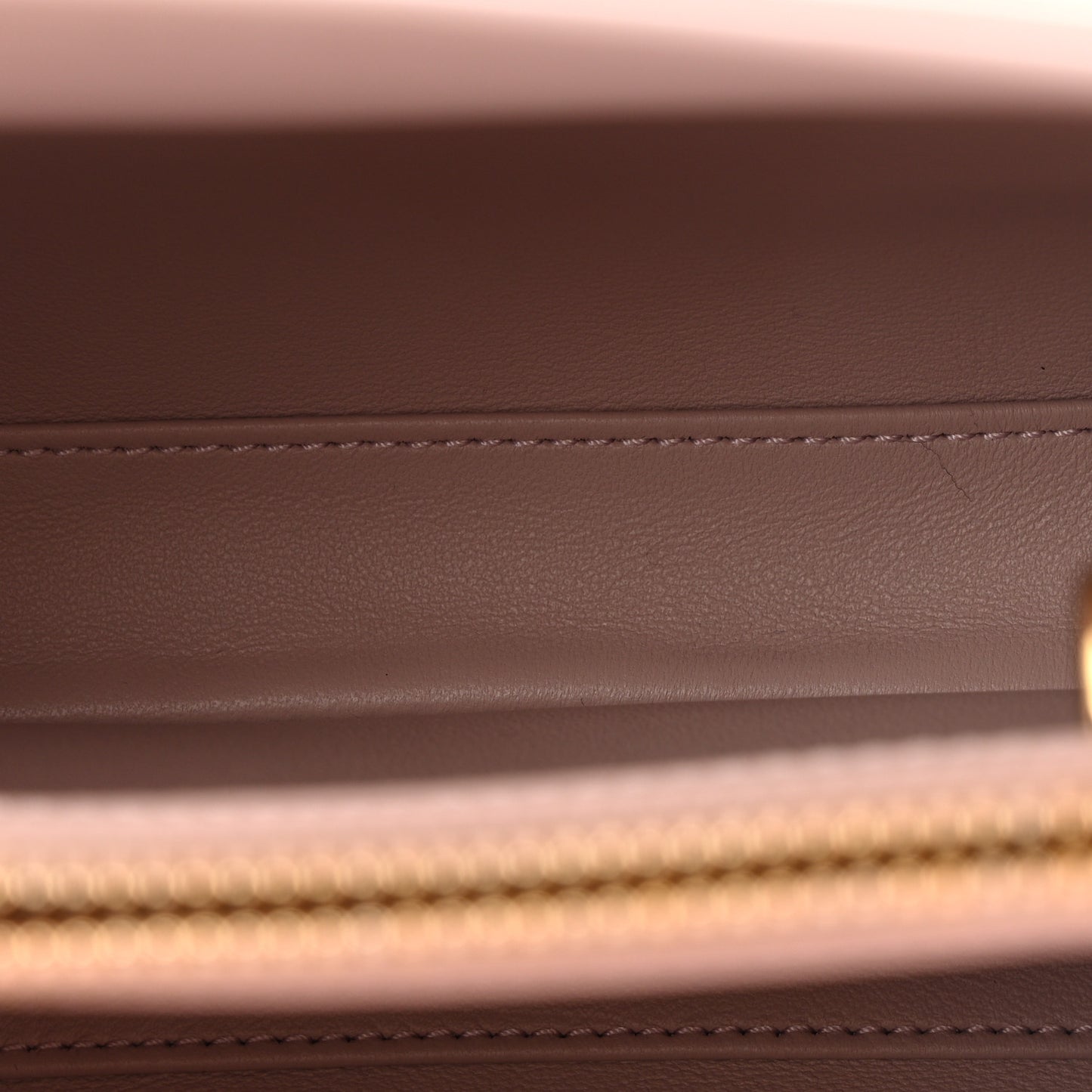 Satinated Calfskin Mini 16 Top Handle Bag Bleached Pink