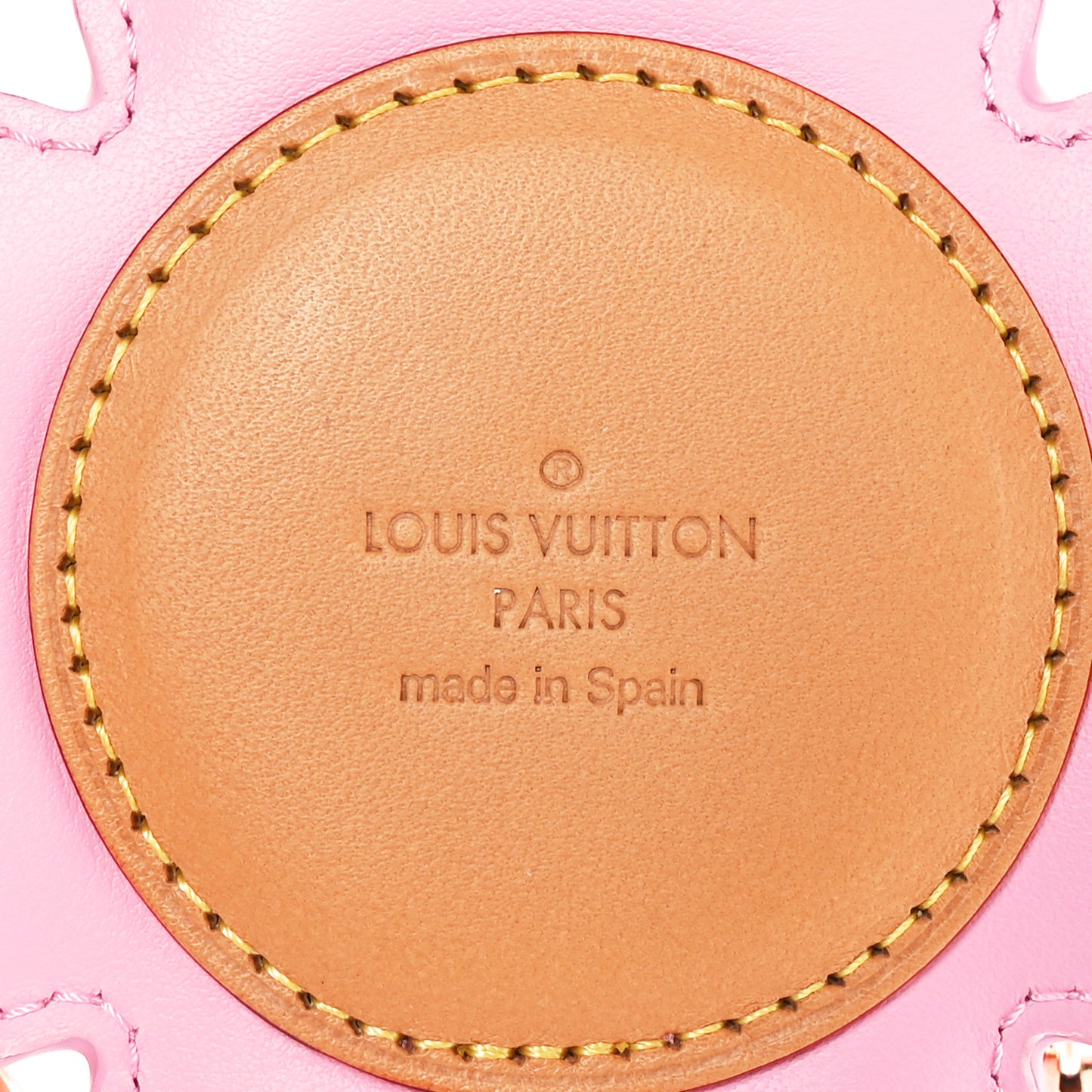 Calfskin Vivienne Coin Purse Pink Multicolor