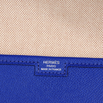 Hermes Epsom Jige PM Clutch Bleu Electrique 6 of 8