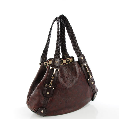Gucci Guccissima Small Pelham Shoulder Bag Chocolate 6 of 14