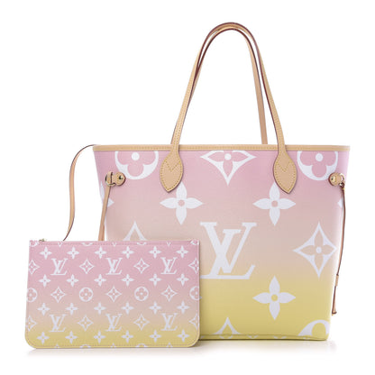 Louis Vuitton Monogram Giant By The Pool Neverfull MM Light Pink 1 of 10
