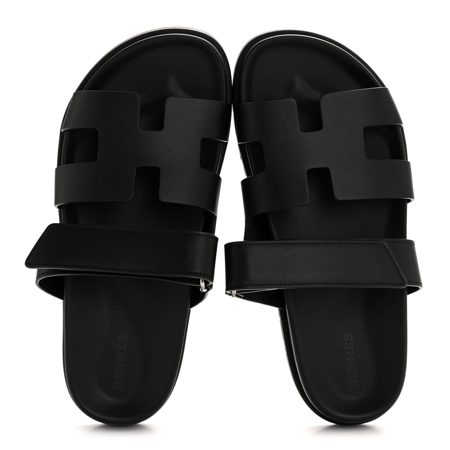Calfskin Womens Chypre Sandals 38 Black