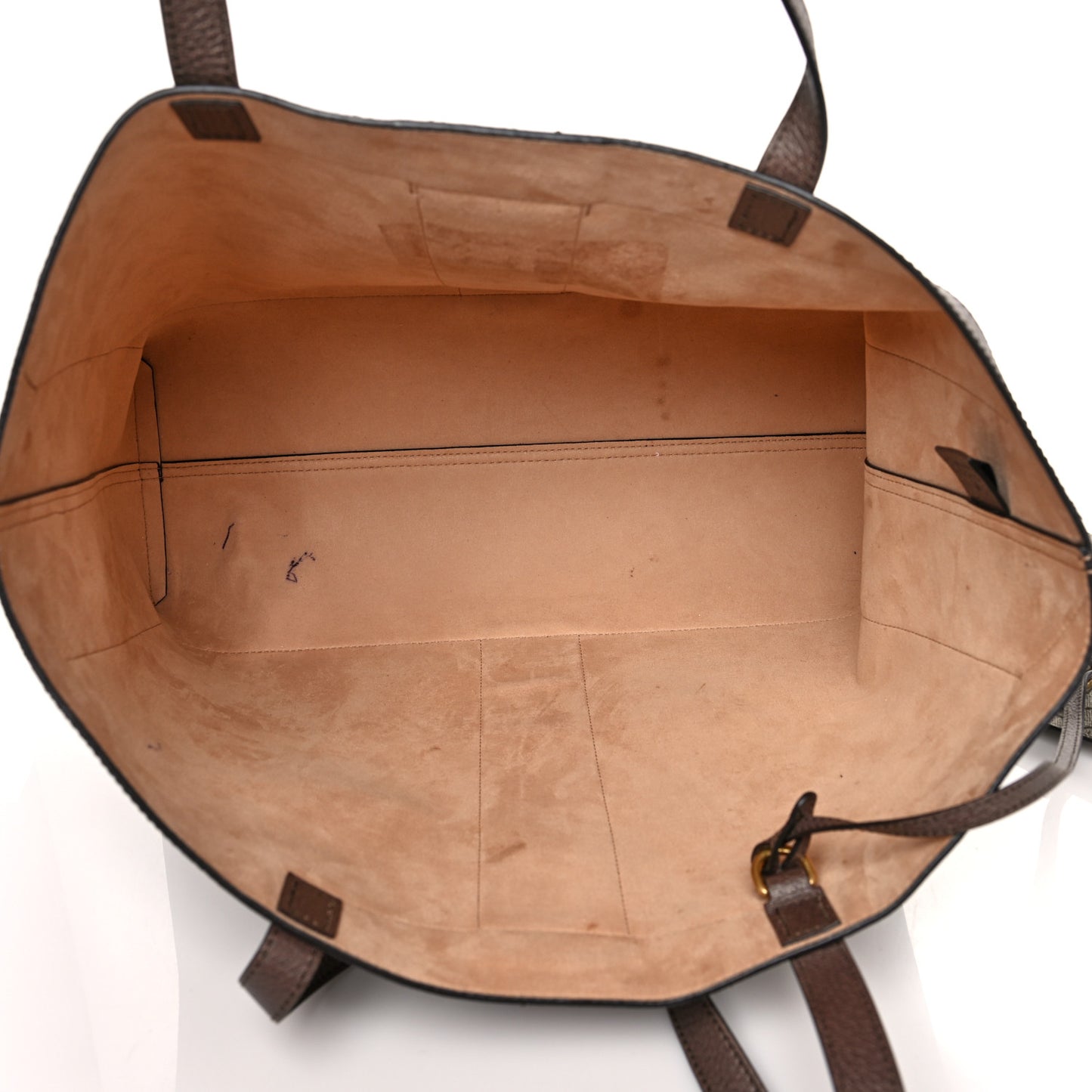 GG Supreme Monogram Web Ophidia Tote Brown