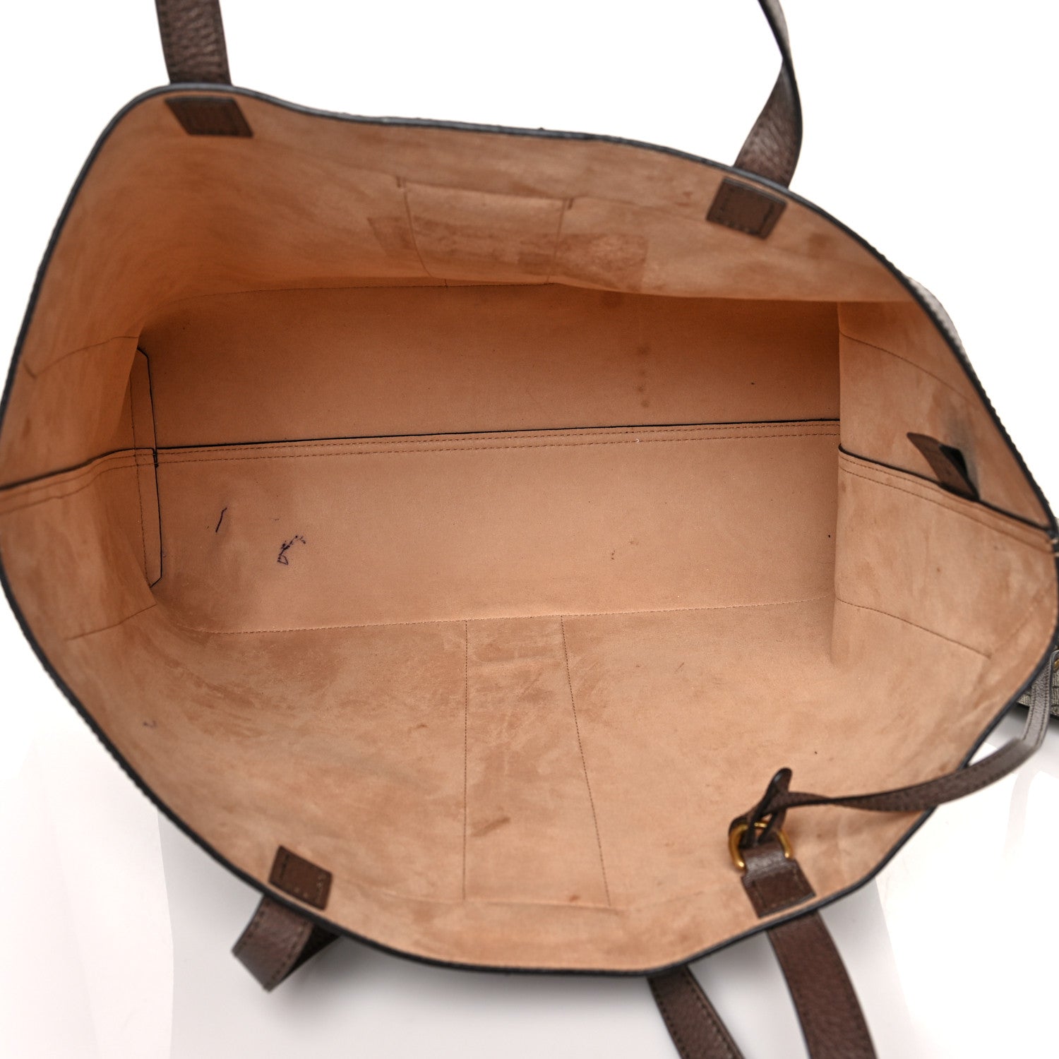 Gucci GG Supreme Monogram Web Ophidia Tote Brown 5 of 18