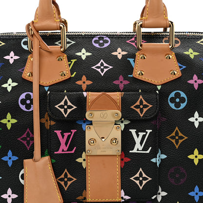 Louis Vuitton Monogram Multicolor Speedy 30 Black 7 of 9