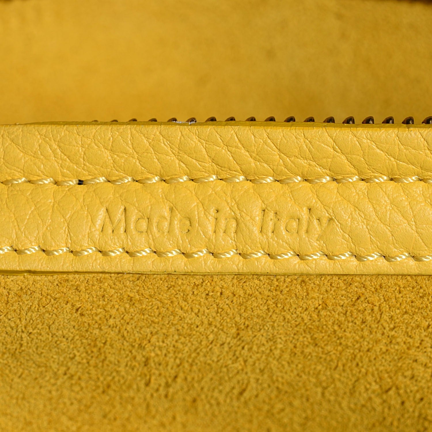 Celine Supple Calfskin Medium Phantom Luggage Sun Yellow 8 of 9