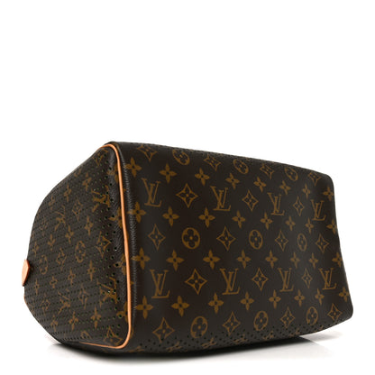 Louis Vuitton Monogram Perforated Speedy 30 Green 3 of 8