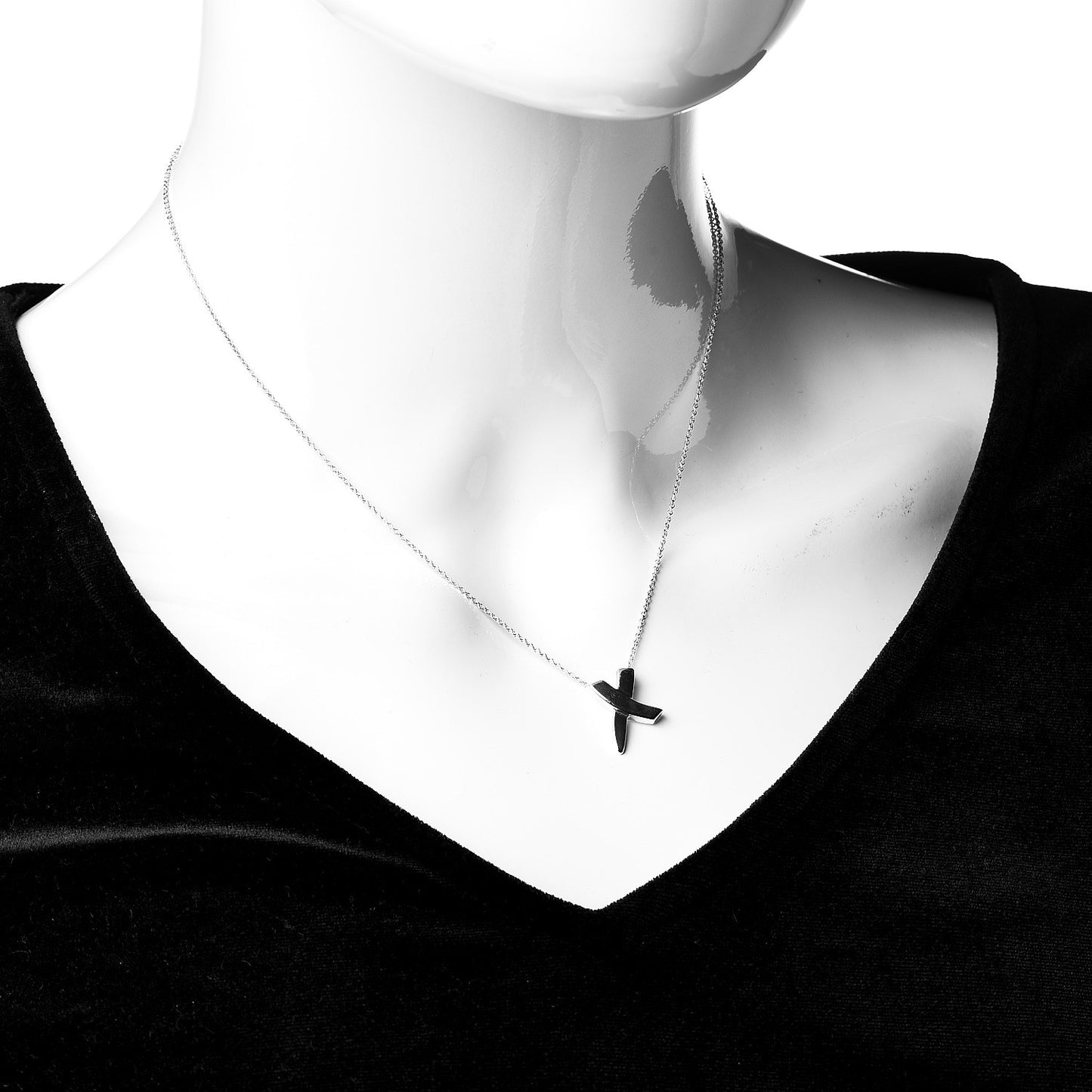 Sterling Silver Paloma Picasso Graffiti X Pendant Necklace