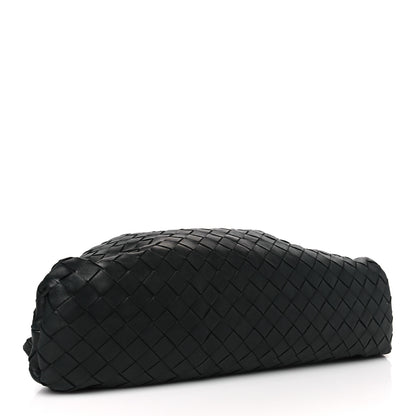 Bottega Veneta Nappa Maxi Intreccio The Pouch Oversized Clutch Black 4 of 9