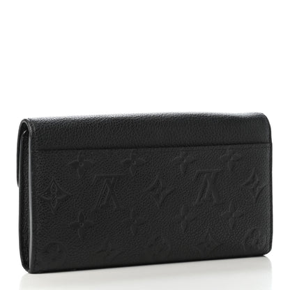 Louis Vuitton Empreinte Sarah Wallet NM Black 2 of 4