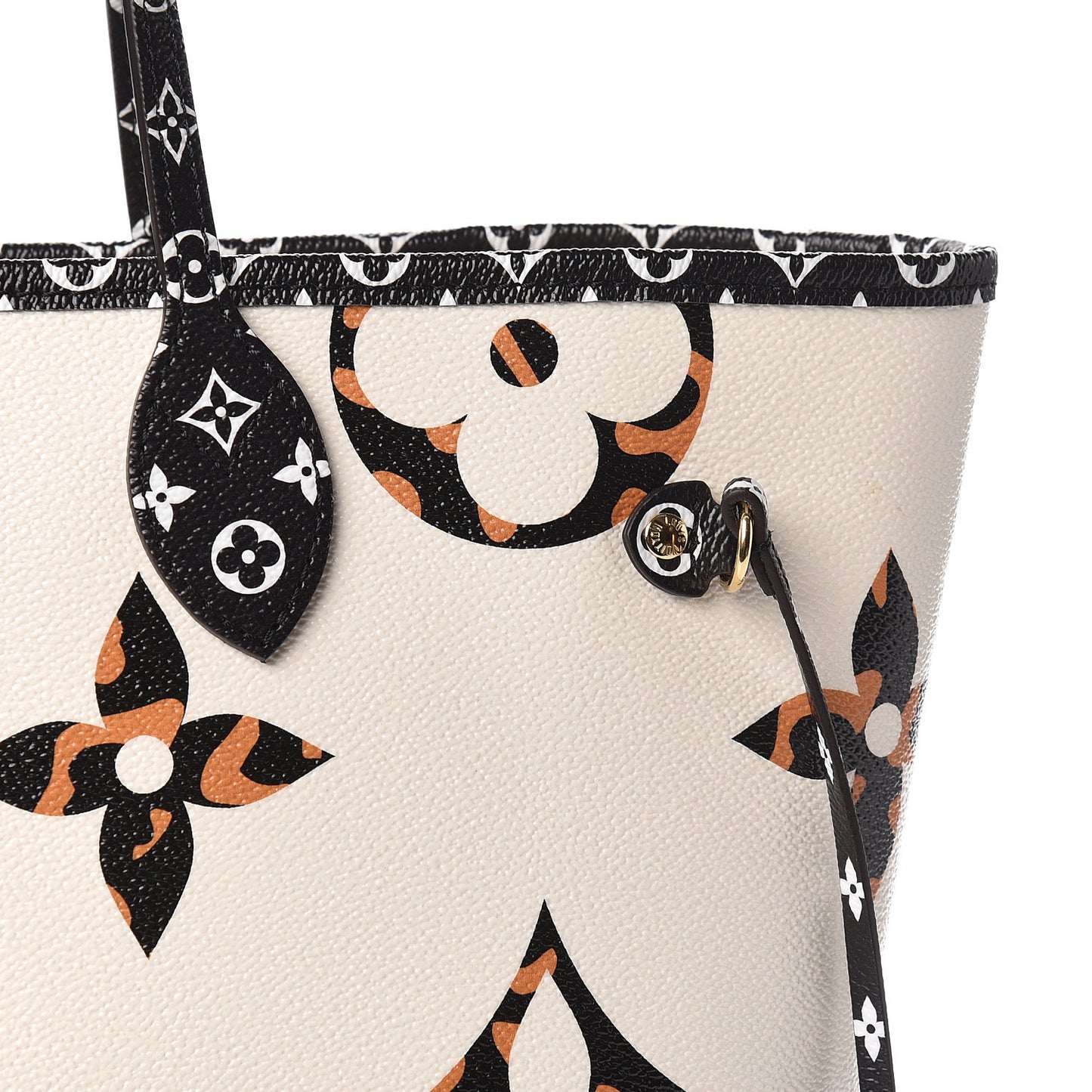 Monogram Giant Jungle Neverfull MM Ivory