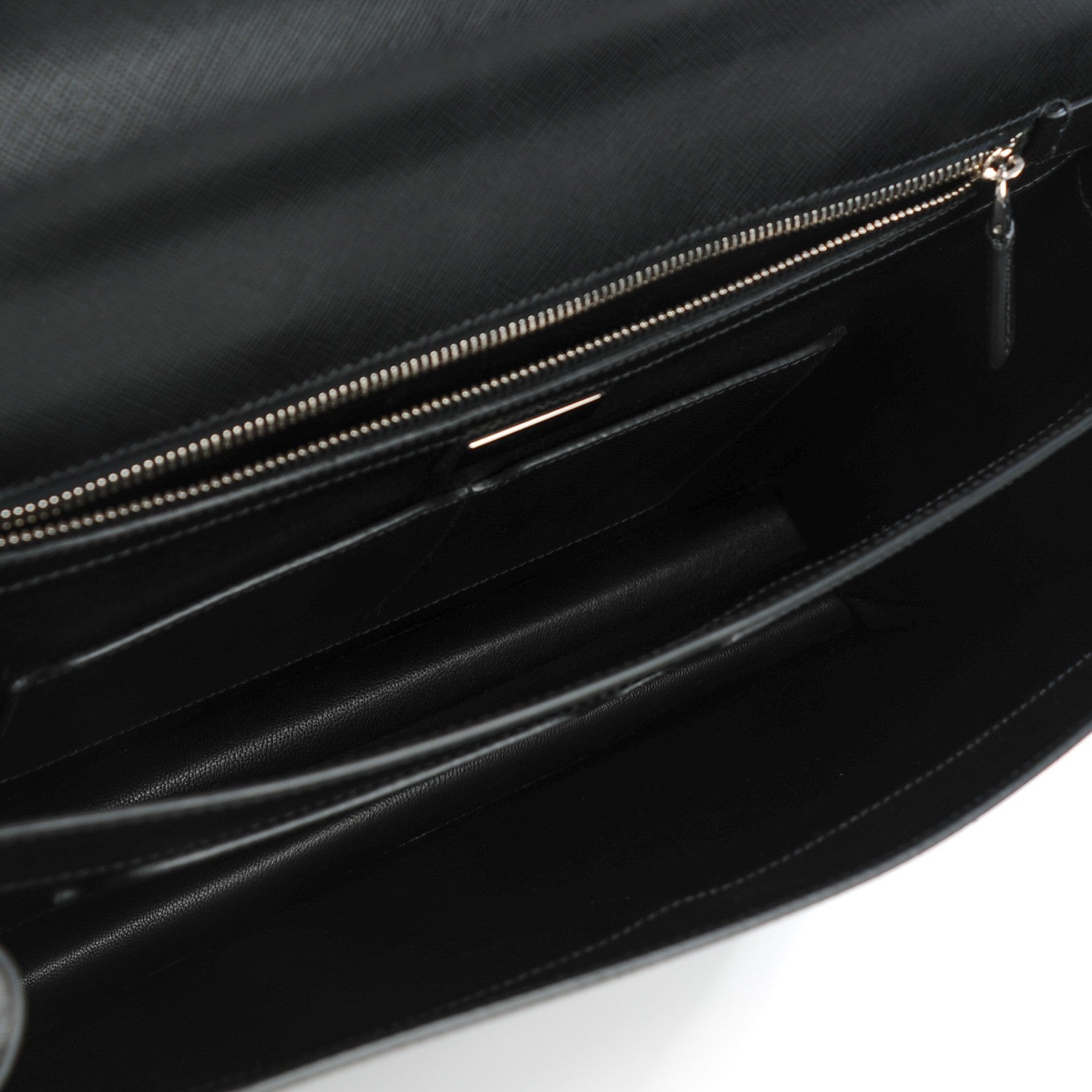 Prada Saffiano Briefcase Nero Black 5 of 9