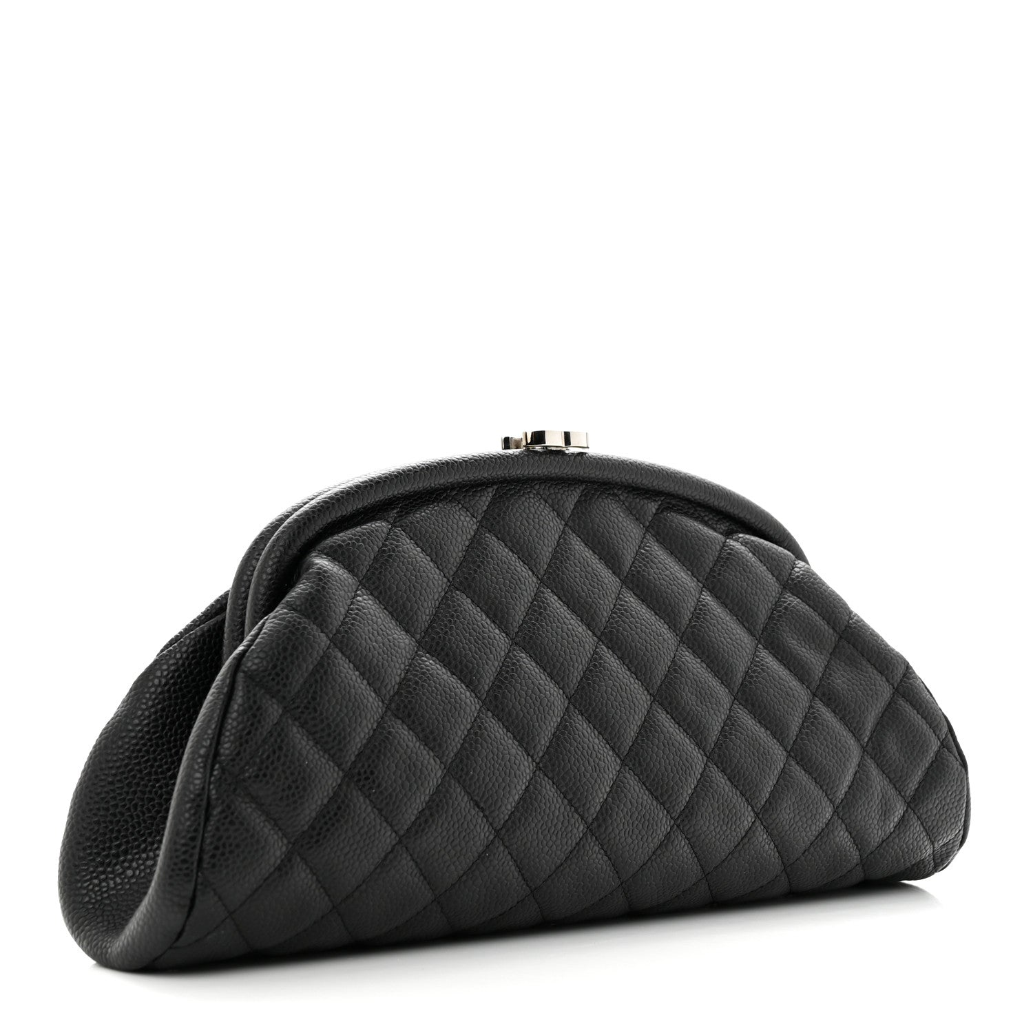 Chanel Caviar Quilted Timeless Clutch Black 3 of 10