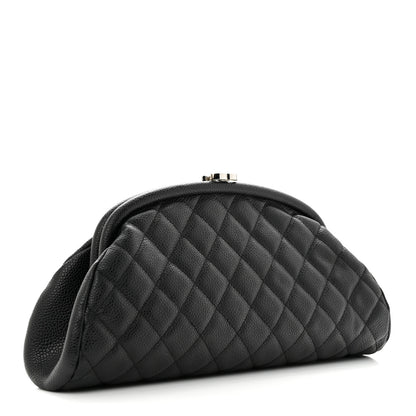Chanel Caviar Quilted Timeless Clutch Black 3 of 10