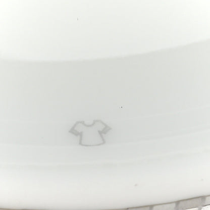 Hermes Porcelain Mosaique Au 24 Breakfast Cup And Saucer Set Of 2 Platine 8 of 10