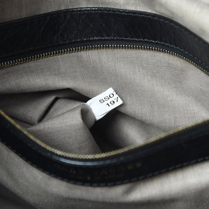 Marc Jacobs Lambskin Patchwork Quilted Venetia Satchel Black 7 of 15