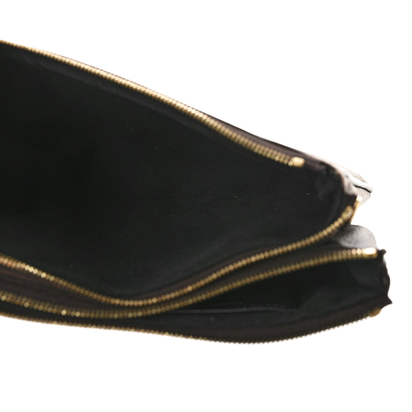 Reverse Monogram Giant Double Zip Pochette