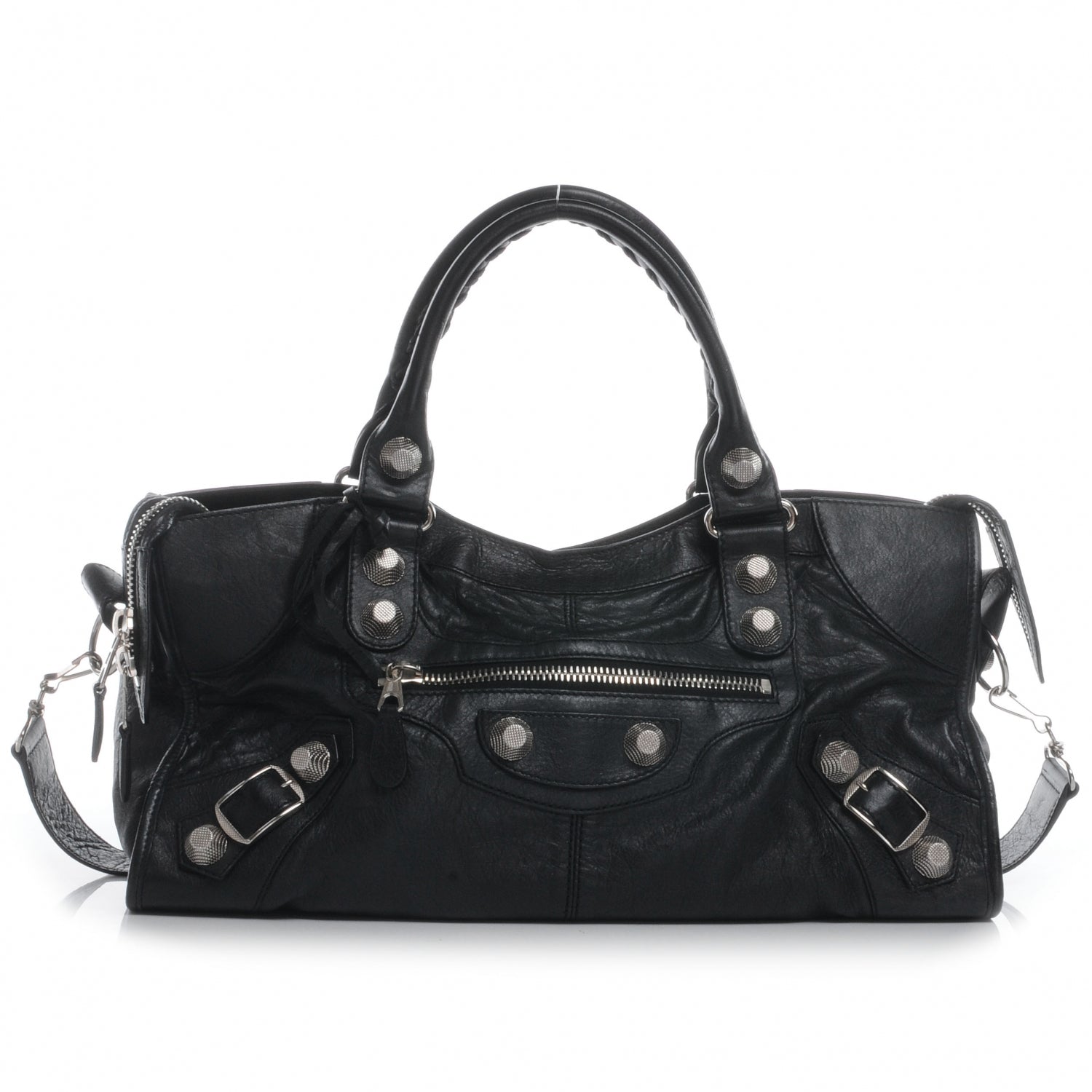 Balenciaga Agneau Giant 21 Silver Hardware Part Time Black 1 of 7