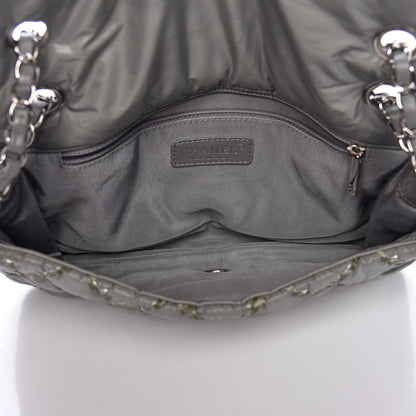 Chanel Nylon Quilted Medium Tweed on Stitch Bubble Green 5 of 17