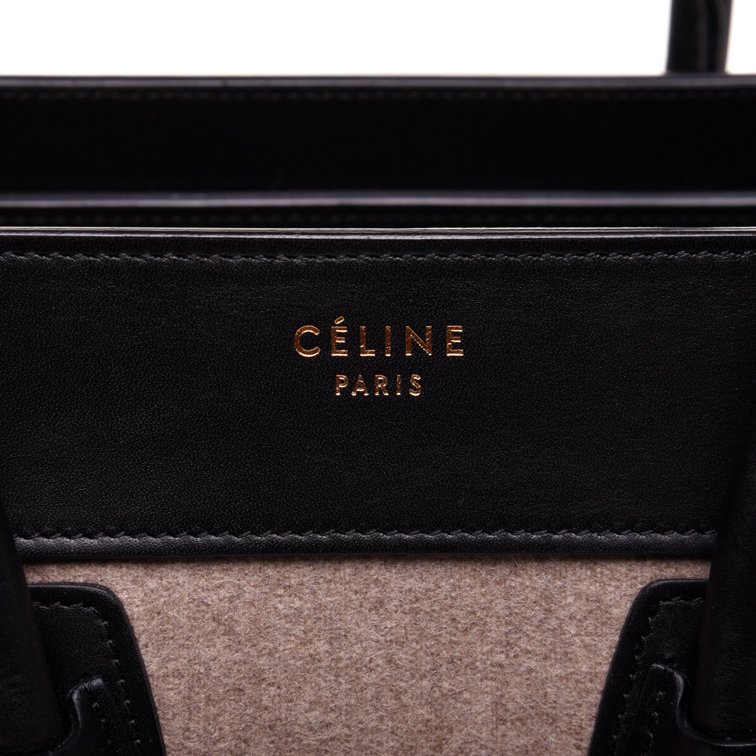 Celine Felt Smooth Calfskin Micro Tri-Color Micro Luggage Beige 10 of 13