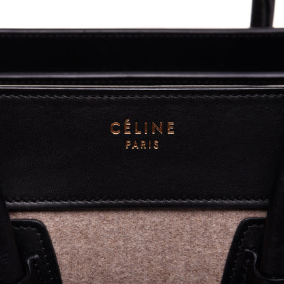 Celine Felt Smooth Calfskin Micro Tri-Color Micro Luggage Beige 10 of 13