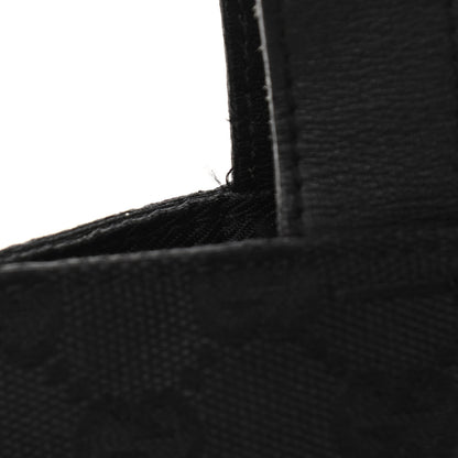 Gucci Monogram Drawstring Bag Black 11 of 12