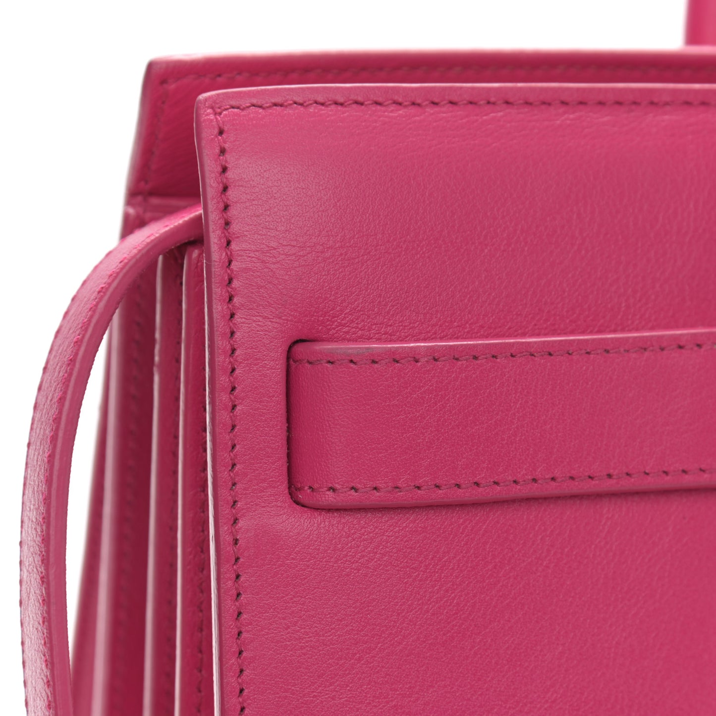 Calfskin Small Sac De Jour Lipstick Fuchsia