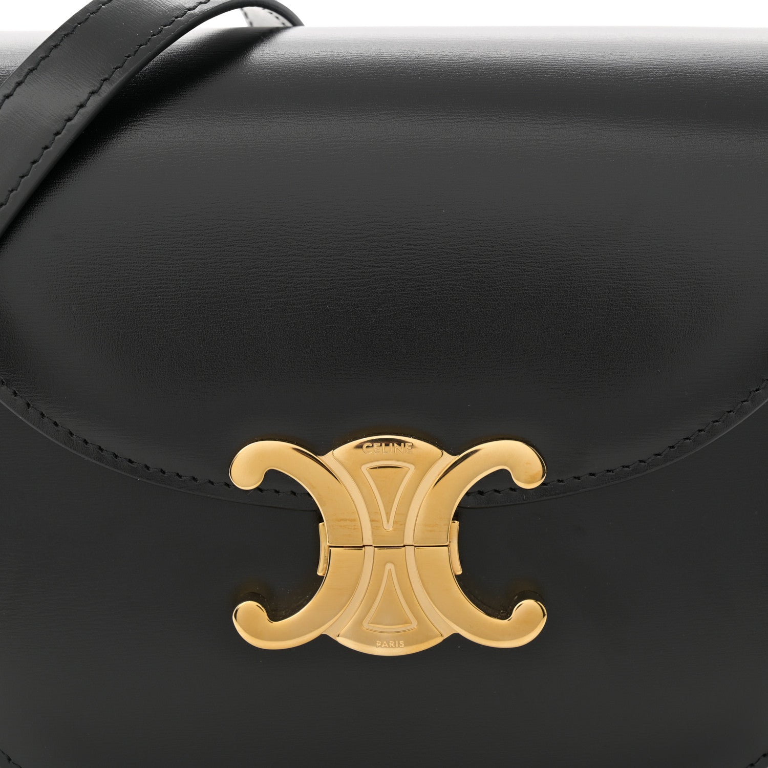 Celine Shiny Calfskin Teen Besace Black 8 of 11