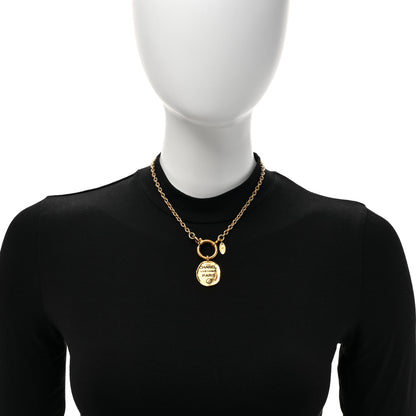 Chanel 31 Rue Cambon Paris CC Necklace Gold 2 of 6
