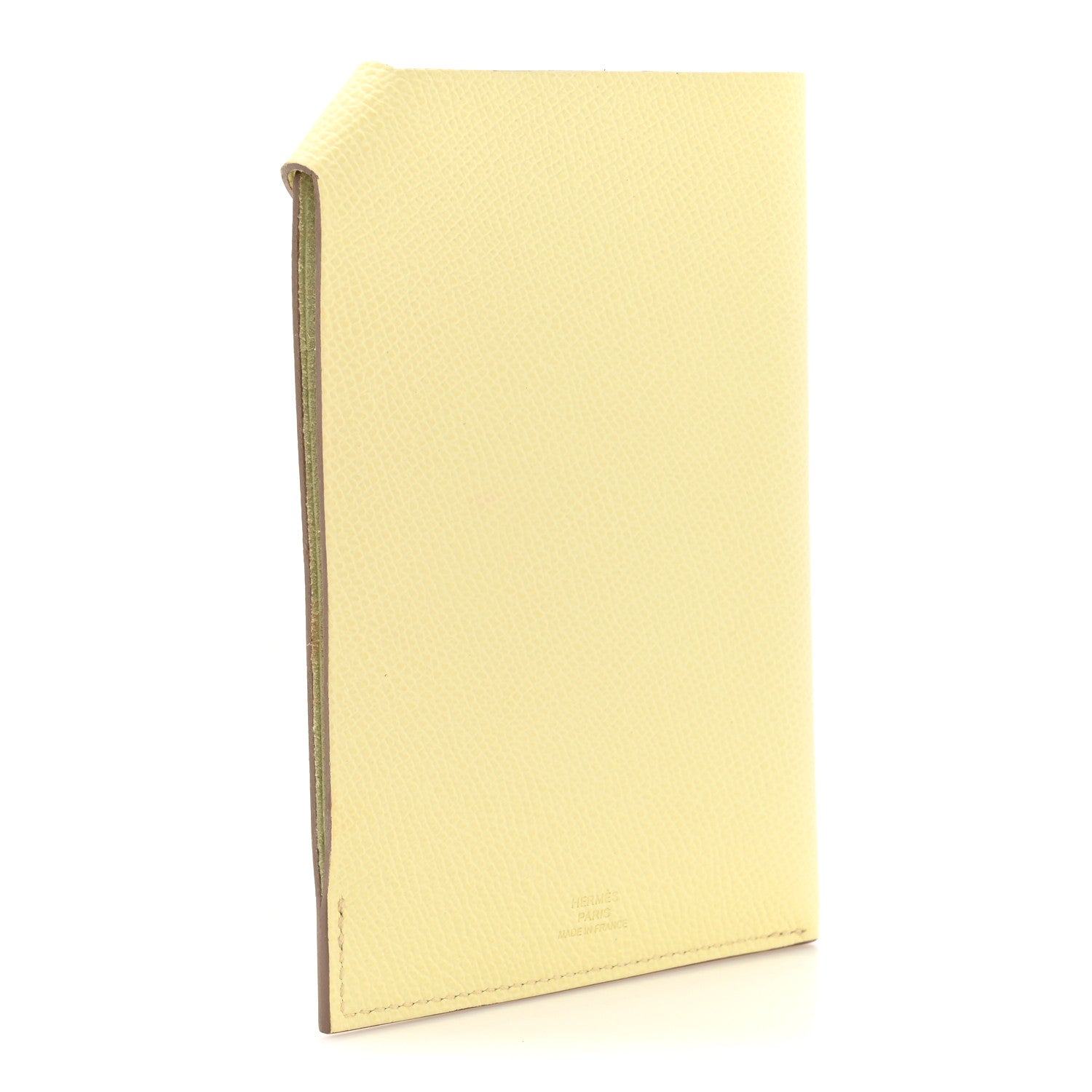Hermes Epsom Tarmac PM Passport Holder Jaune Milton 3 of 9