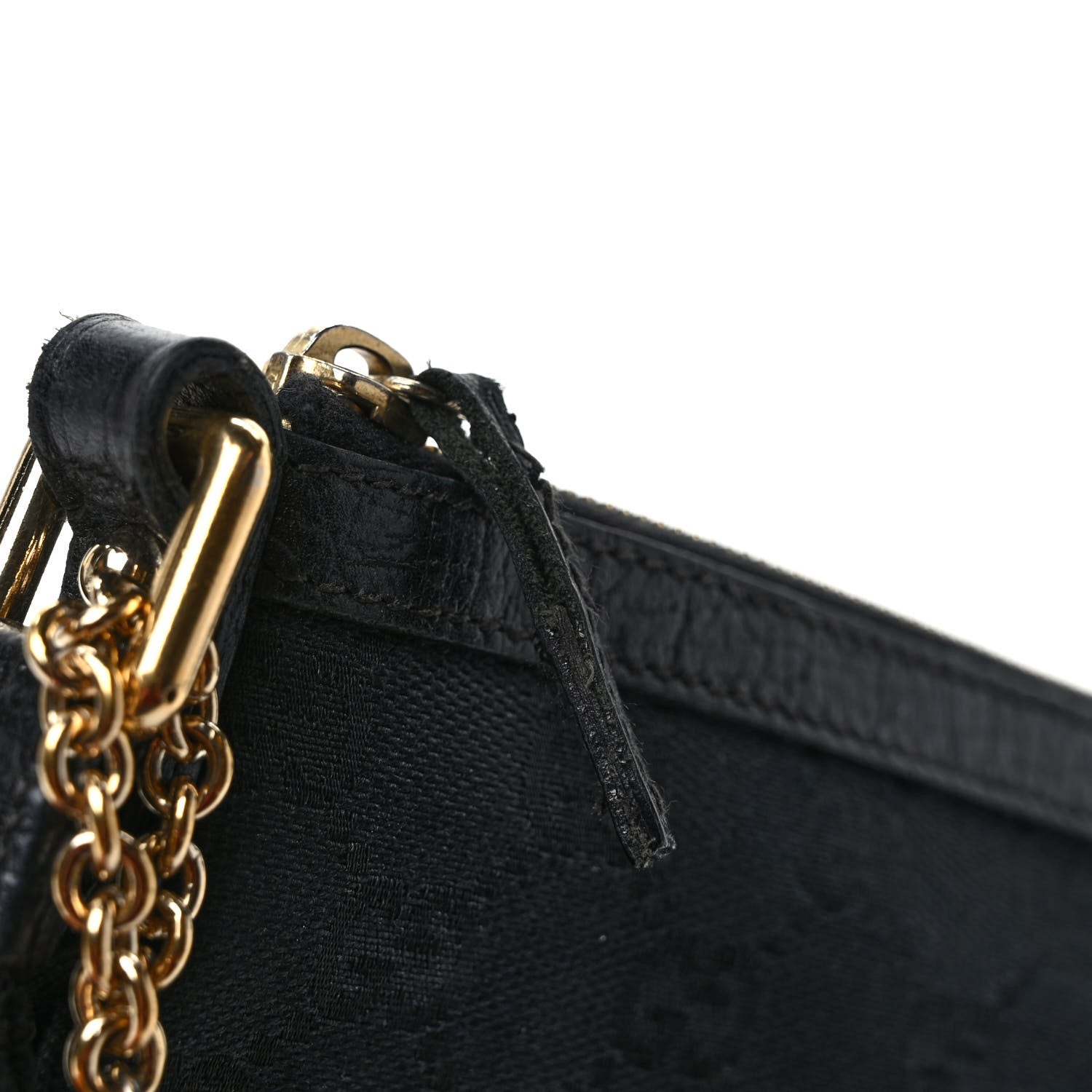Gucci Monogram Jolicoeur Wristlet Black 10 of 10